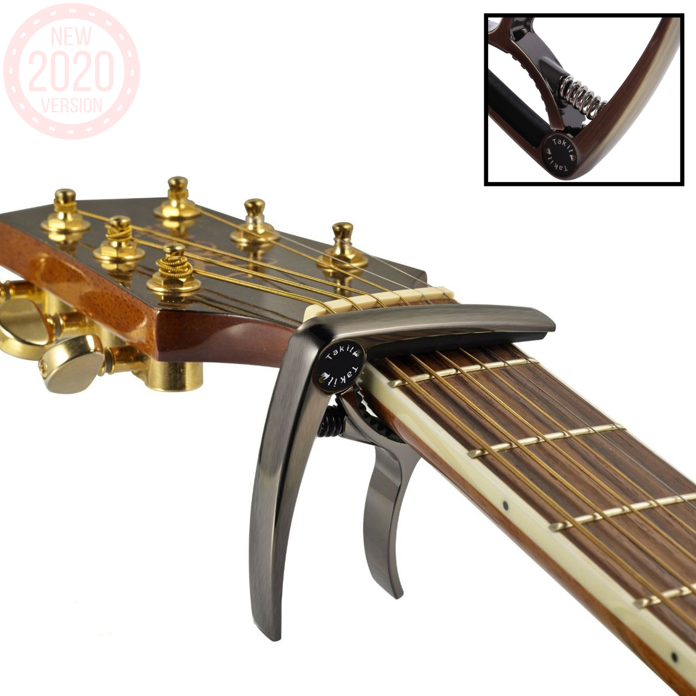 Capodastre De Guitare Acoustique à Clé De Pince Réglable En Métal Pour Le Réglage De La Tonalité Capo Universel Ajustant Pour Guitare Classique Acoustique électrique Capodastre De Guitare 
